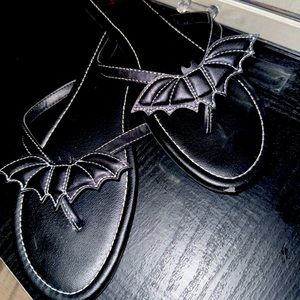 Strange cult bats sandals